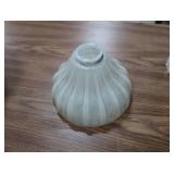 ANTIQUE MILK GLASS LIGHT SHADES