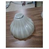 ANTIQUE MILK GLASS LIGHT SHADES