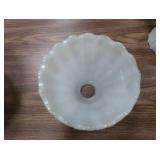 ANTIQUE MILK GLASS LIGHT SHADES