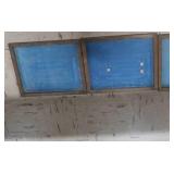 FRAMED BLUE PRINTS