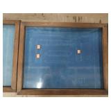 FRAMED BLUE PRINTS