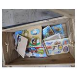 VINTAGE TOY CHEST FILLED