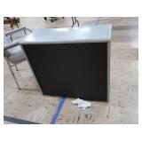 METAL SHELF AND CHAIR
