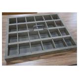 OLD VINTAGE 24 HOLE ORGANIZATION CUBBY/SHELF