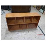SHORT 7 CUBBY WOODEN SHELF