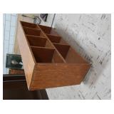 SHORT 7 CUBBY WOODEN SHELF