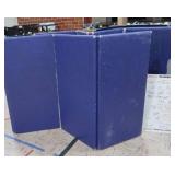 3 PADDED BLUE GYM MATTS & DRY ERASE BOARD