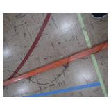 BIG HEAVY METAL POST WITH HOOKS FOR HANGING
