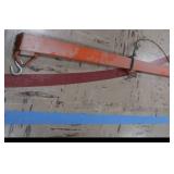 BIG HEAVY METAL POST WITH HOOKS FOR HANGING