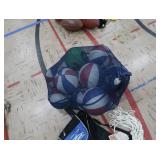 BAG OF SMALLER BALLS & SCORING NETS