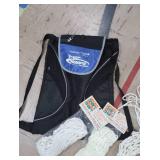 BAG OF SMALLER BALLS & SCORING NETS