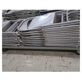 25+ FOLDING CHAIRS ON METAL ROLLY CART