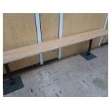 LONG WOODEN BENCH