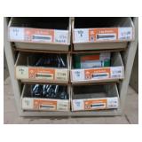6 DRAWER METAL CABINET (FILLED)