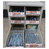 6 DRAWER METAL CABINET (FILLED)