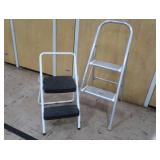 2 SMALLER STEP STOOLS