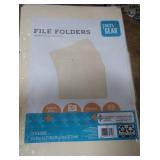 UNOPENED & NEW FILE FOLDERS