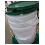 ASSORTMENT OF 2 & 5 GAL BUCKETS LIDS & MORE