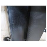 BLACK METAL "ROLLY" CART