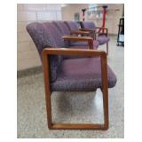 4 PLUSH OFFICE CHAIRS