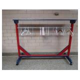 COAT RACK/MOVABLE CLOSET WITH HANGERS