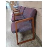3 PLUSH OFFICE CHAIRS