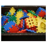 LARGE TRUNK FILLED WITH BUBBLE PUZZLE PEICES
