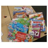 MISC LOT OF SCHOOL GAMES/PUZZLES