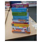 MISC LOT OF SCHOOL GAMES/PUZZLES
