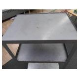 VERY NICE METAL ROLLY CART