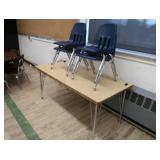 NICE RECTANGULAR TABLE WITH 4 SMALL CHAIRS
