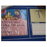 " ALL ABOUT LETTERS" LEARNING ACTIVITY CHART + PRACTICE PAPER