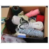 LARGE AMOUNT OF ARTS&CRAFTS YARD/STRING AND RIBBON