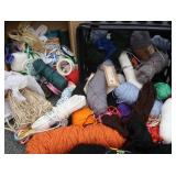 LARGE AMOUNT OF ARTS&CRAFTS YARD/STRING AND RIBBON