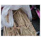 LARGE AMOUNT OF ARTS&CRAFTS YARD/STRING AND RIBBON