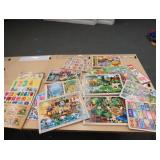 LARGE LOT OF CUTE WOODEN PUZZLES