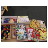 LEARNING/TIME/COUNTING FUN COLORFUL LOT