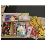 LEARNING/TIME/COUNTING FUN COLORFUL LOT