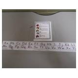 CUTE BLUE TRAPAZOID LEARNING TABLE