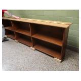 LONG WOODEN SHELF WITH EXTRA TOP
