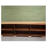 LONG WOODEN SHELF WITH EXTRA TOP