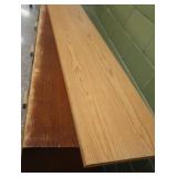 LONG WOODEN SHELF WITH EXTRA TOP