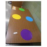 FUN COLOR SPOT TABLE AND NICE COMPUTER CHAIR