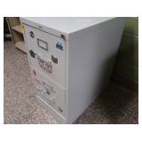 2 DRAWER  METAL FILING CABINET
