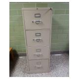 4 DRAWER METAL FILE CABINET