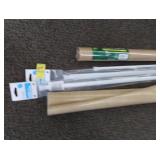 BRAND NEW OVAL SPRING TENSION RODS