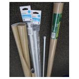 BRAND NEW OVAL SPRING TENSION RODS