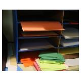 Lot of construction paper