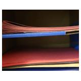 Lot of construction paper