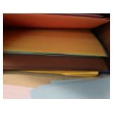 Lot of construction paper